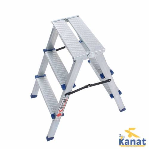 RİTA PROFİL ÇİFT ÇIKIŞLI MERDİVEN 4+4 BASAMAK ( GALVANİZLİ )